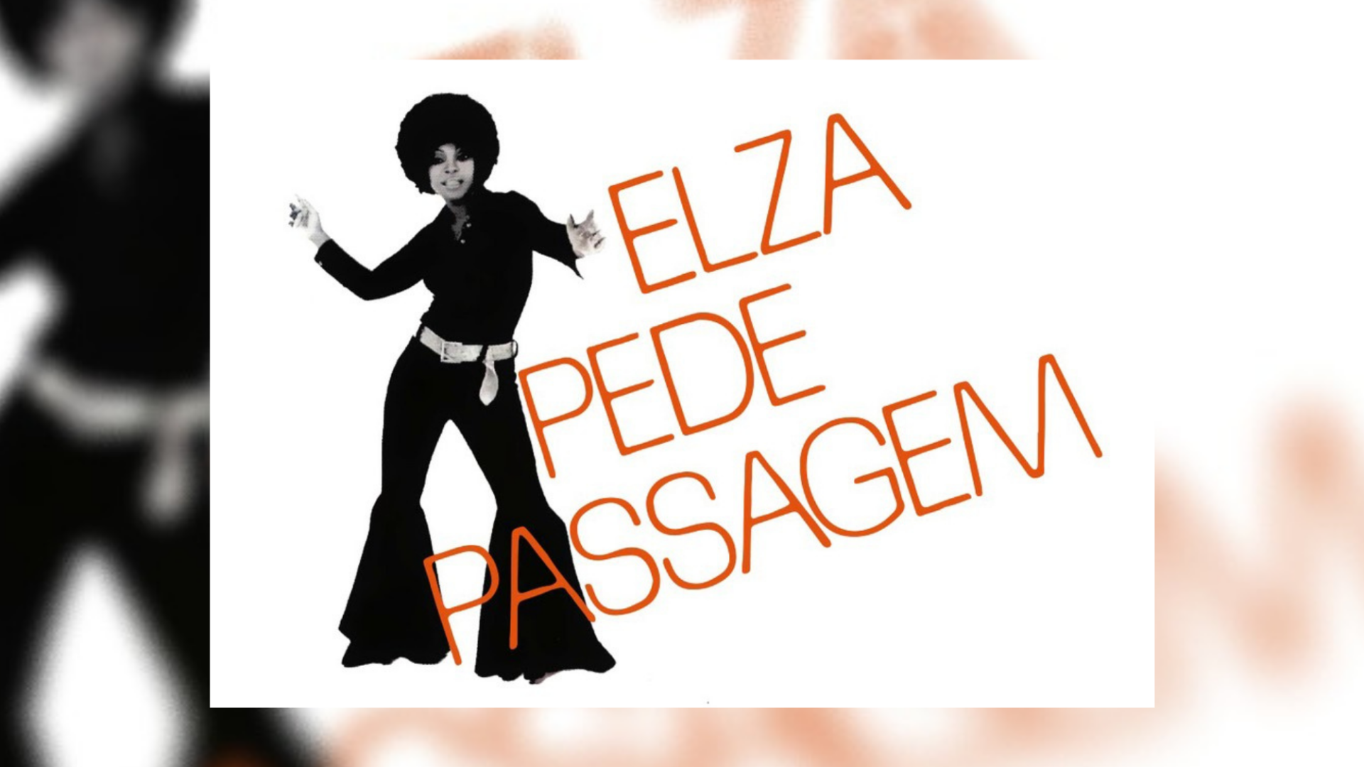 Elza Soares posa en foto da capa de Elza Pede Passagem, disco que marca o retorno da cantora ao Brasil