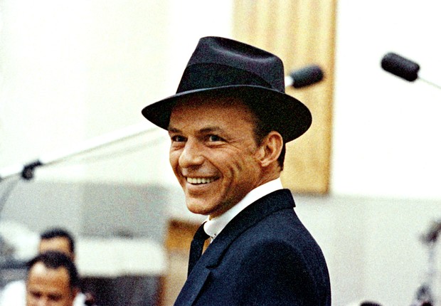 O artista Frank Sinatra
