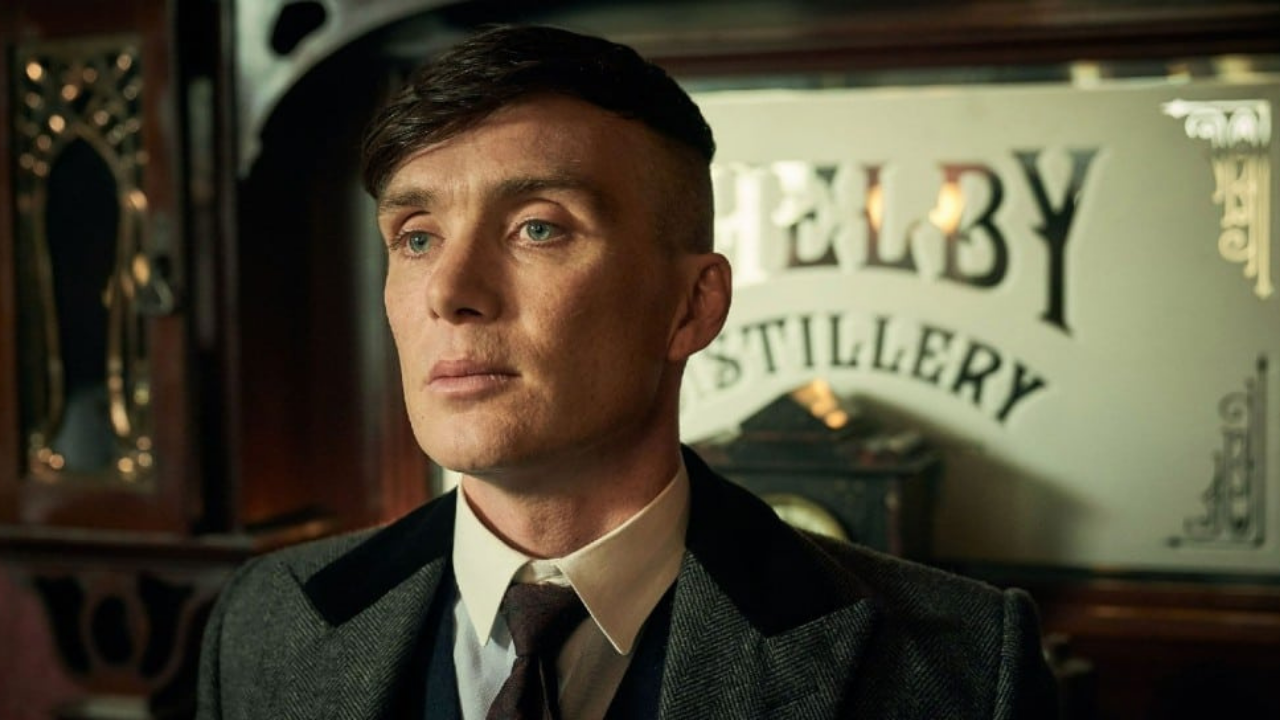Cillian Murphy como Tommy Shelby na série Peaky Blinders
