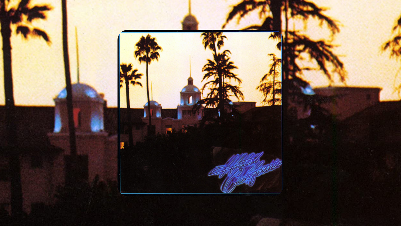 Capa do disco Hotel California (1976), Eagles