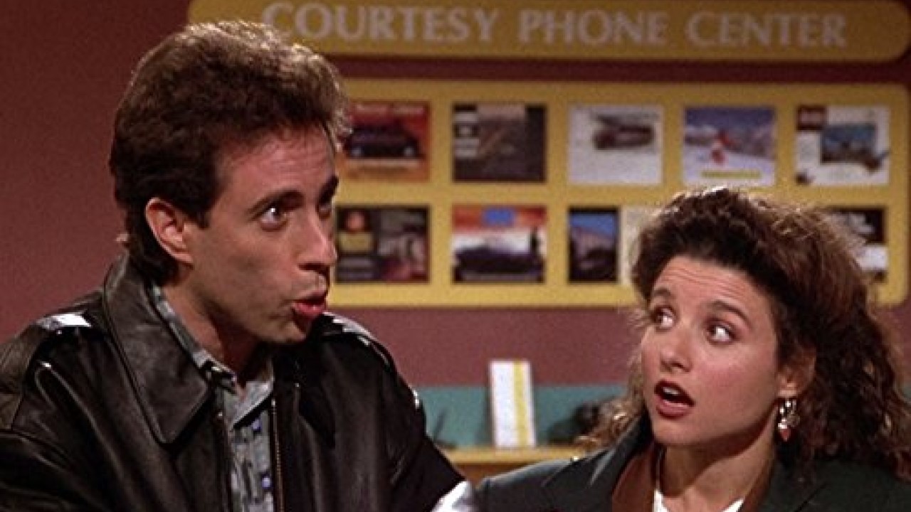 Jerry Seinfeld e Julia Louis-Dreyfus em cena de Seinfeld