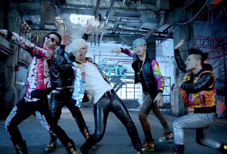 Integrantes do Big Bang, grupo de k-pop