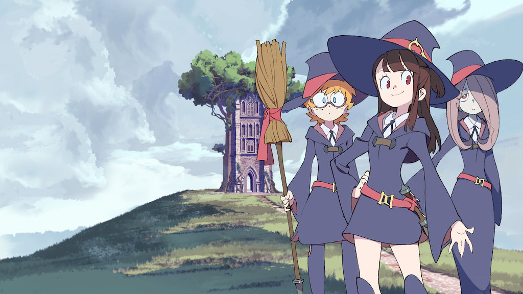 Imagem promocional de Little Witch Academia