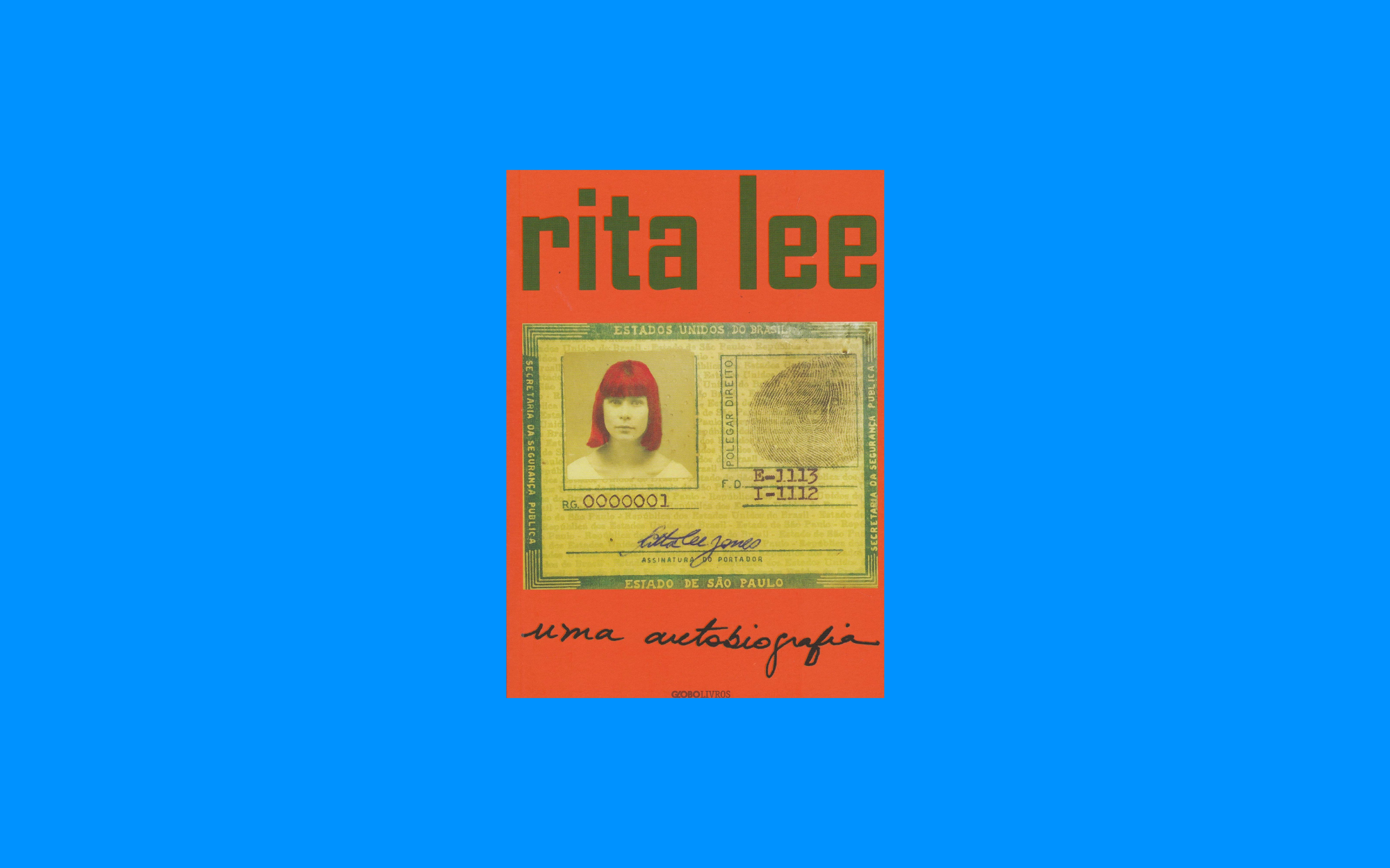 Capa da autobiografia de Rita Lee
