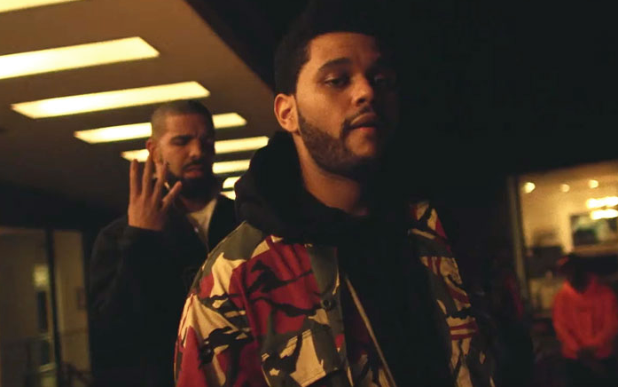 The Weeknd e Drake no clipe de Reminder