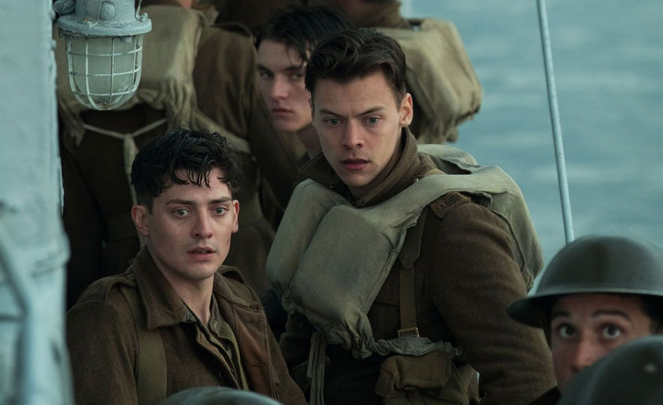 Harry Styles em cena de Dunkirk