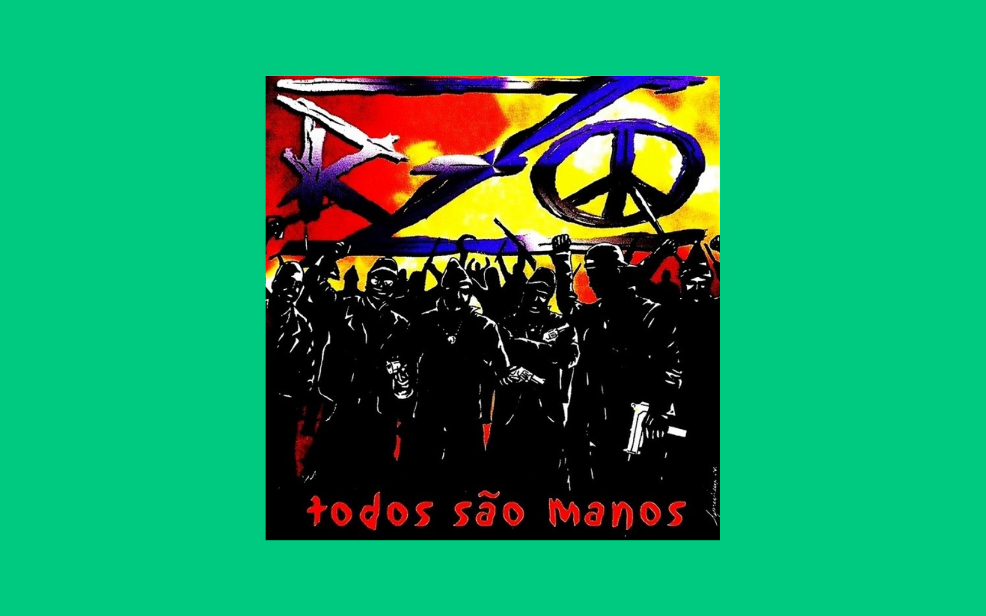 Capa do disco Todos Sao Manos, de 1999
