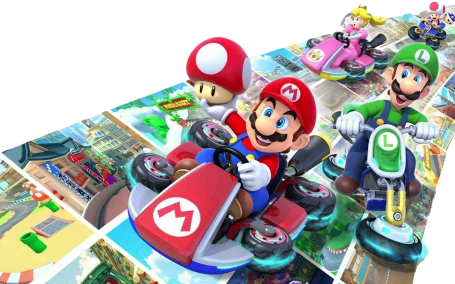 Pôster do novo DLC de Mario Kart 8 Deluxe