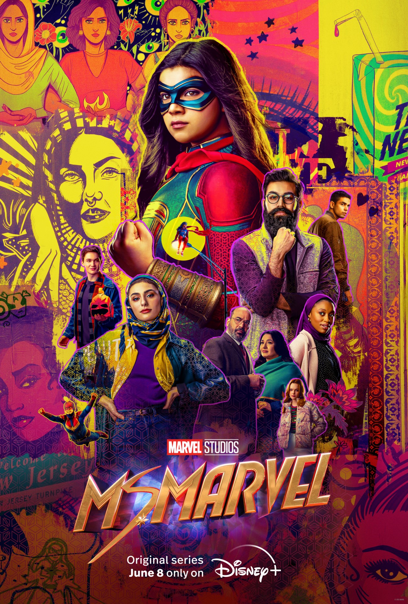 Pôster oficial de Ms. Marvel
