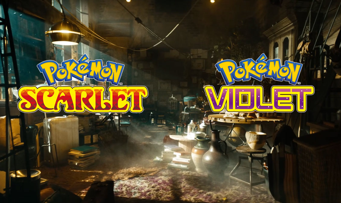 Logos de Pokémon Scarlet e Violet