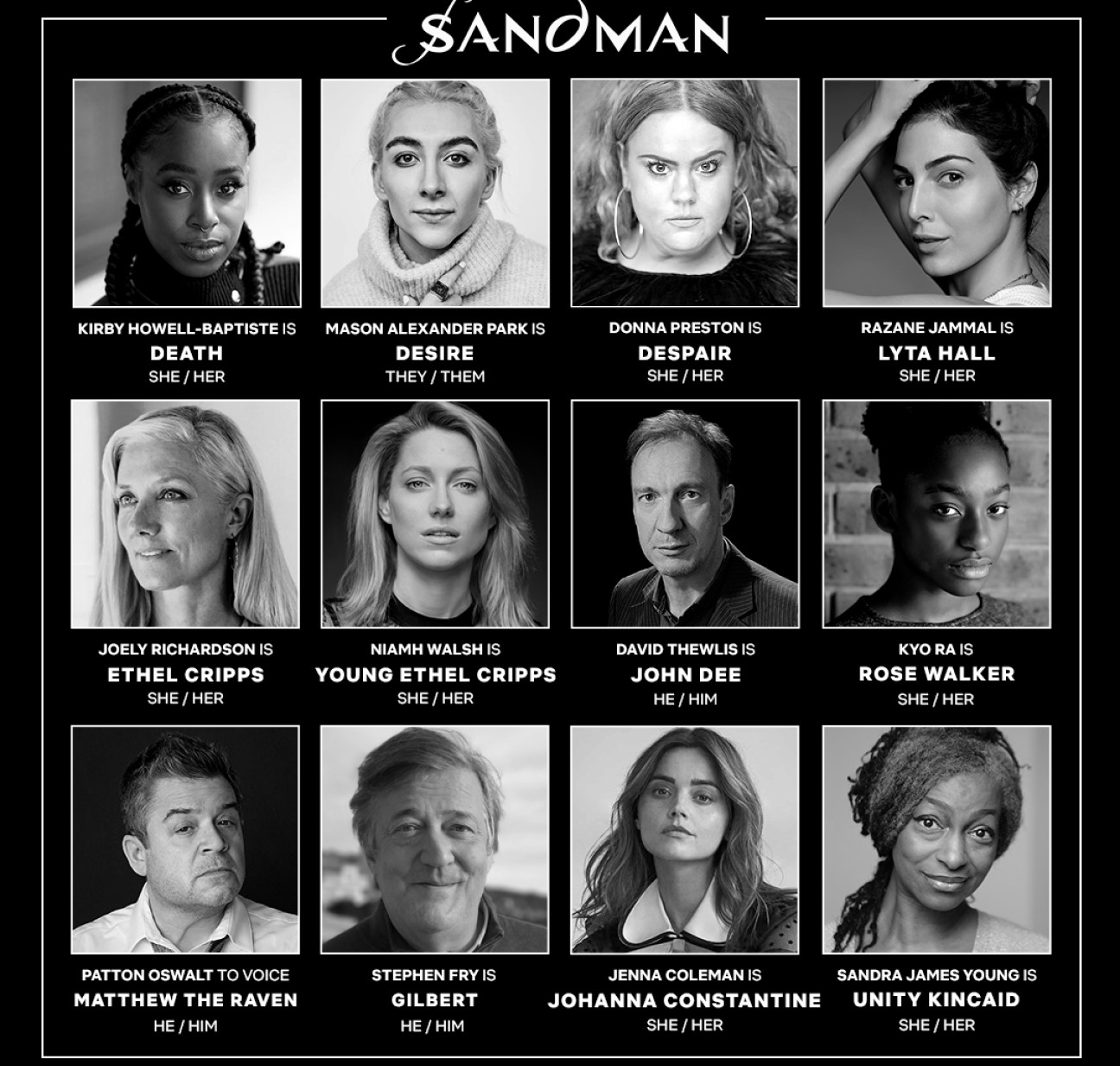 Elenco de Sandman