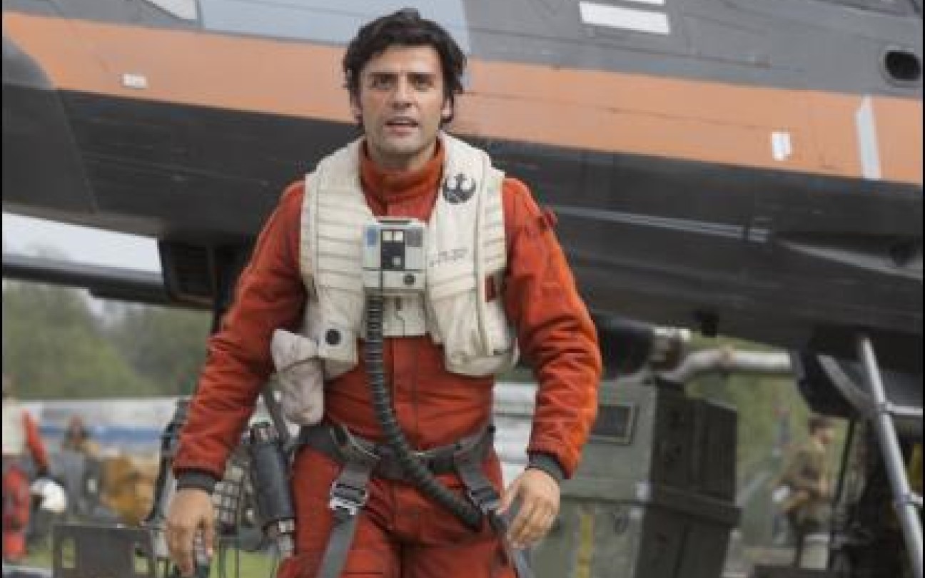 Oscar Isaac em cena de Star Wars: O Despertar da Força