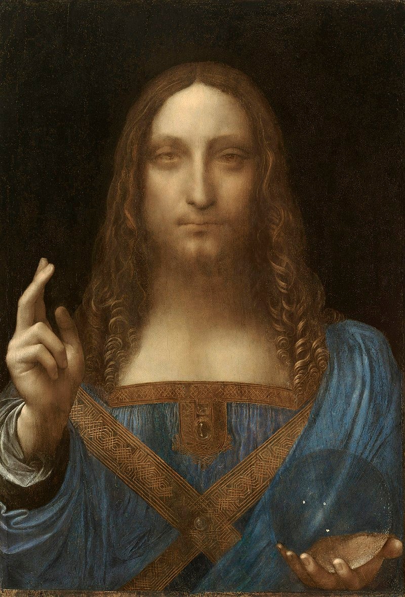 A pintura Salvator Mundi, de Leonardo da Vinci