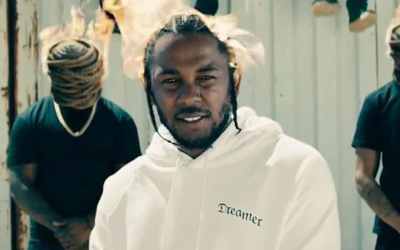 Kendrick Lamar em trecho de clipe
