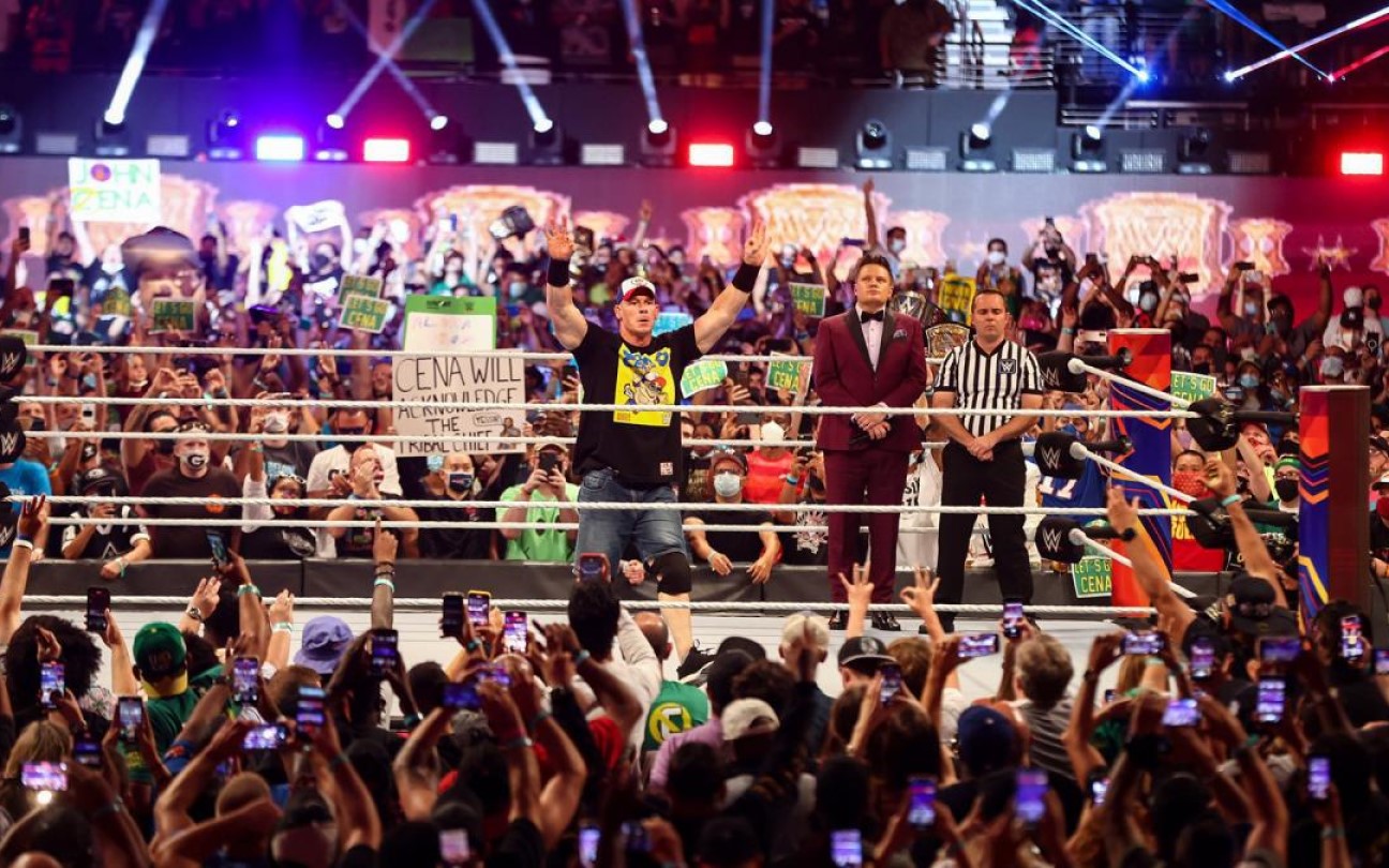 John Cena no ringue da WWE