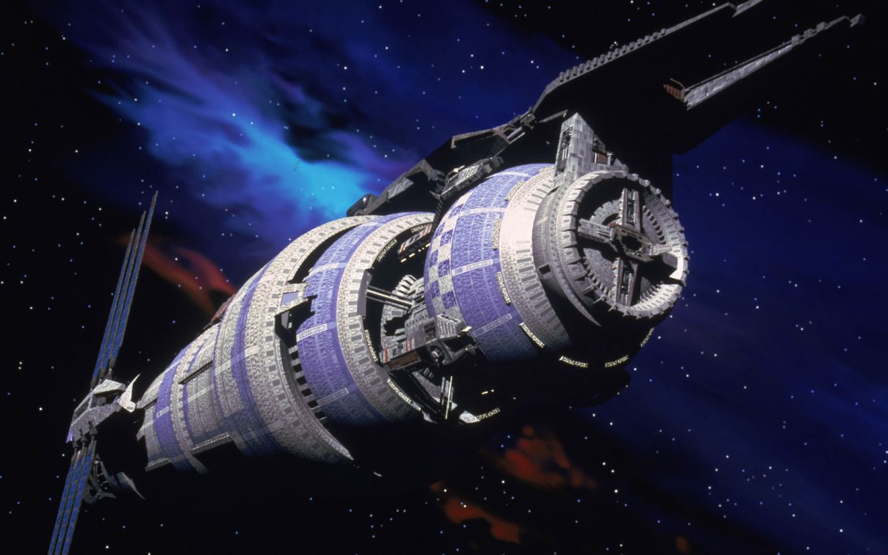 A estação espacial Babylon 5