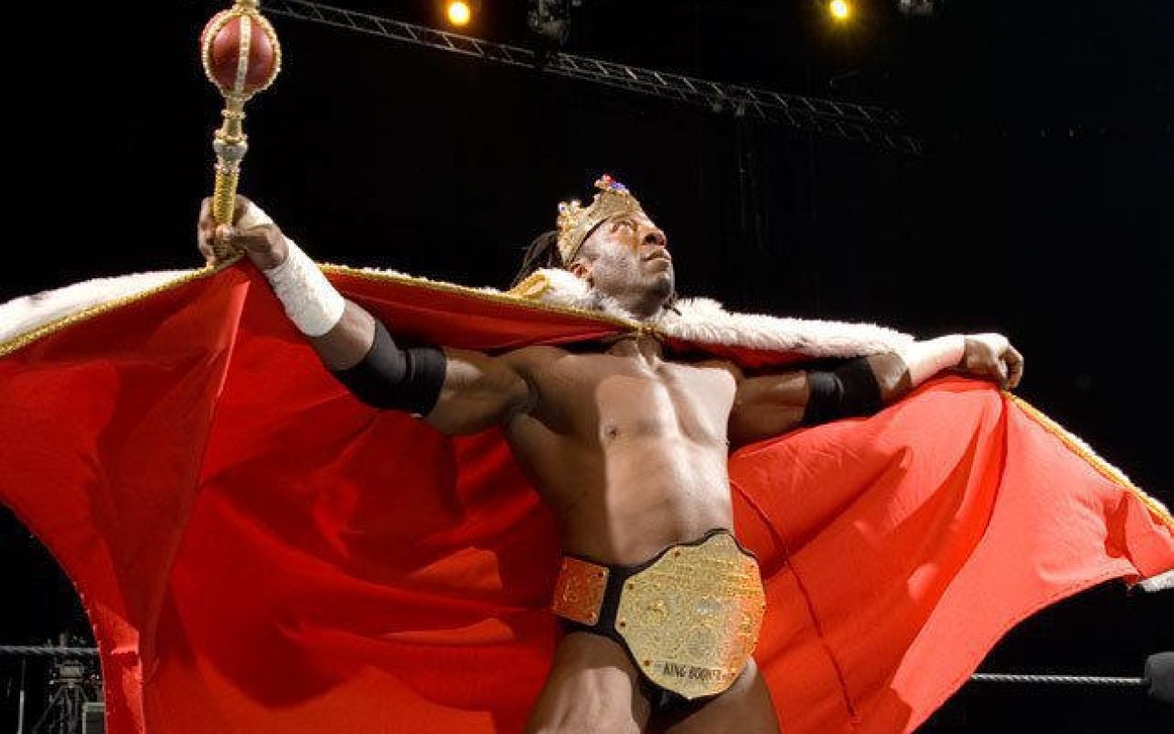 Booker T como campeão da WWE