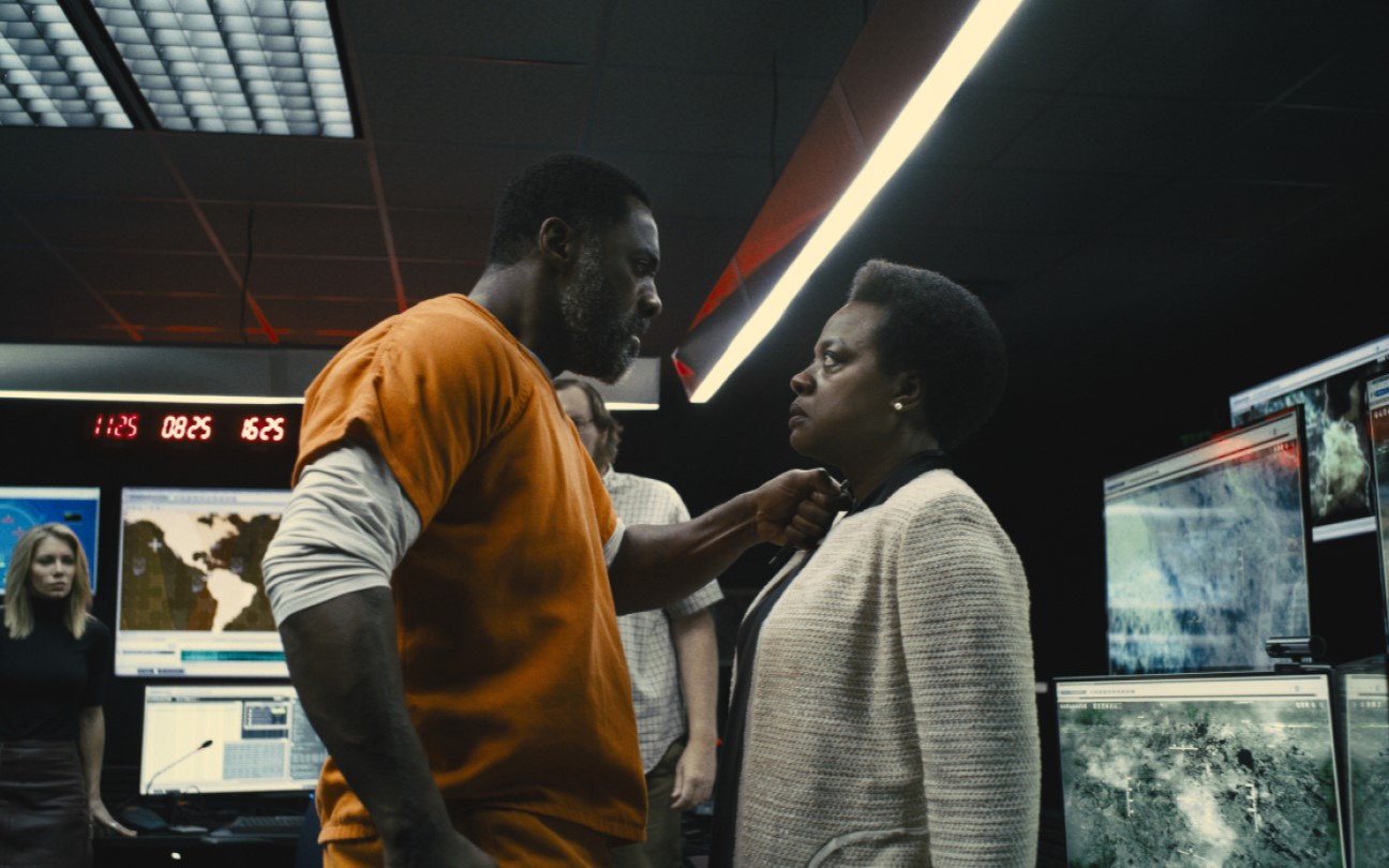 Idris Elba e Viola Davis em cena de O Esquadrão Suicida