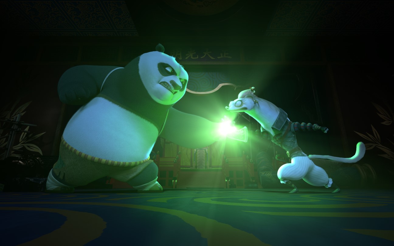 Cena de Kung Fu Panda: O Cavaleiro Dragão