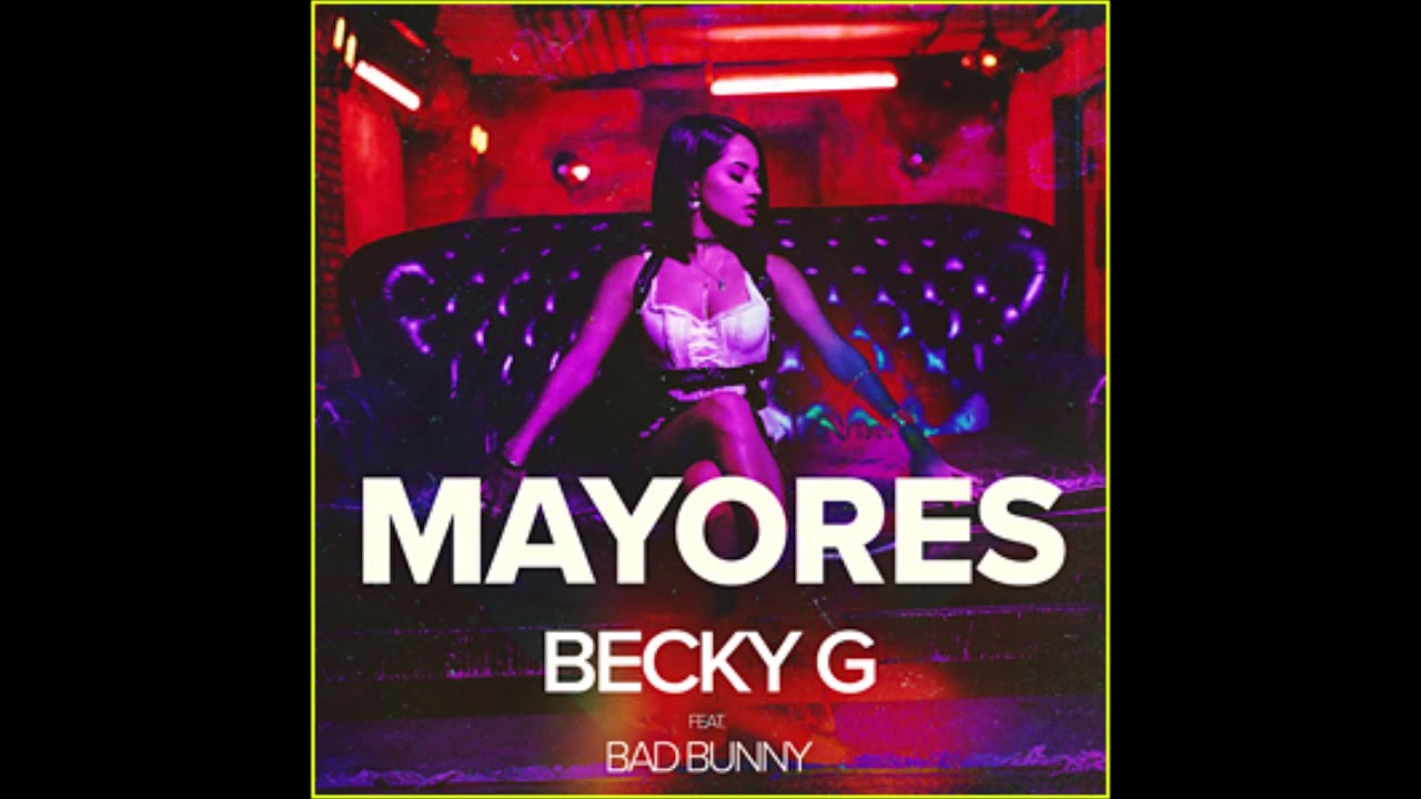 Capa do single Mayores, de Becky G