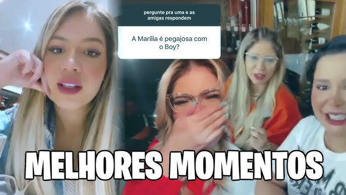 Vídeo mostra Marília Mendonça brincando com Maiara e Maraísa