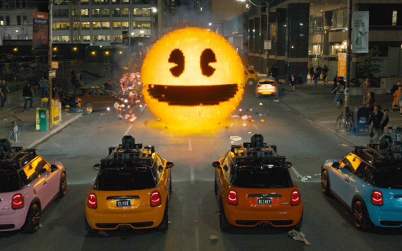 Pac-Man em cena de Pixels