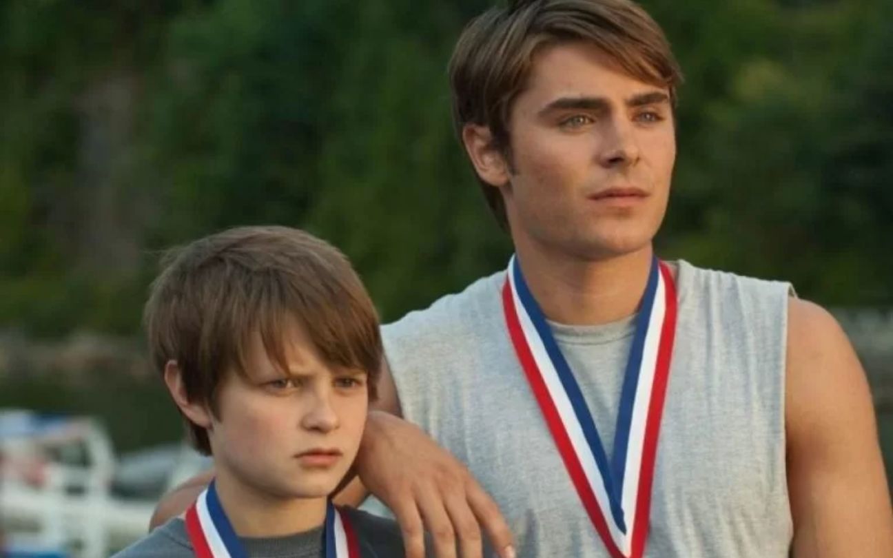 Charlie Tahan and Zac Efron in The Death and Life of Charlie